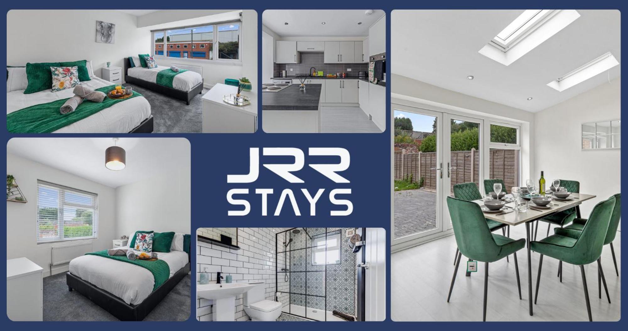 Tipton 3 Bedroom House Garden Sleeps 7 - Jrr Stays Coseley Exterior photo